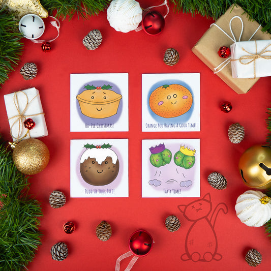 Christmas Dinner Card Set