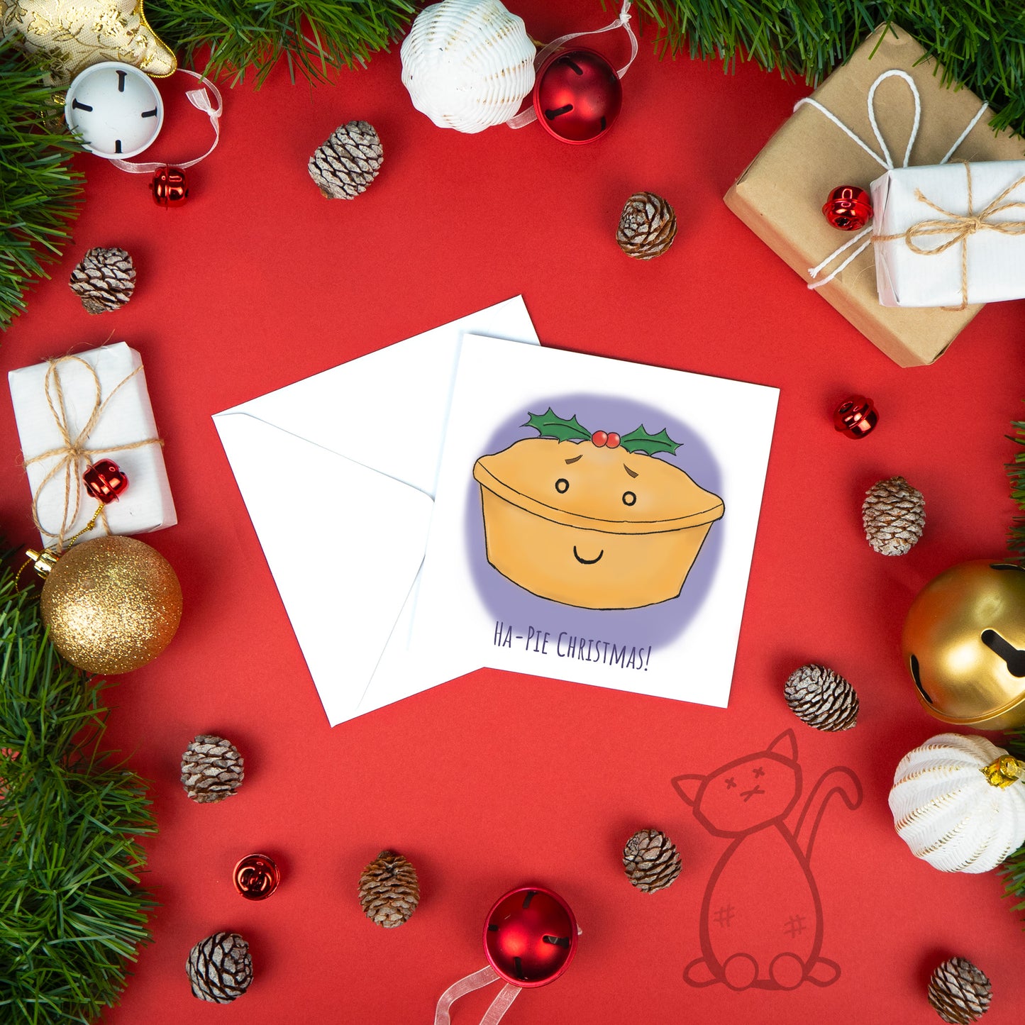 Ha-Pie Christmas Card