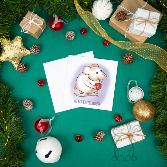 Merry Christmouse Christmas Card