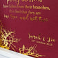 Personalised Those That Truly Love Quote - gold on red, detail. Personalised custom handmade foil print by ClaireyGraphy, printed by Bright Bear Designs