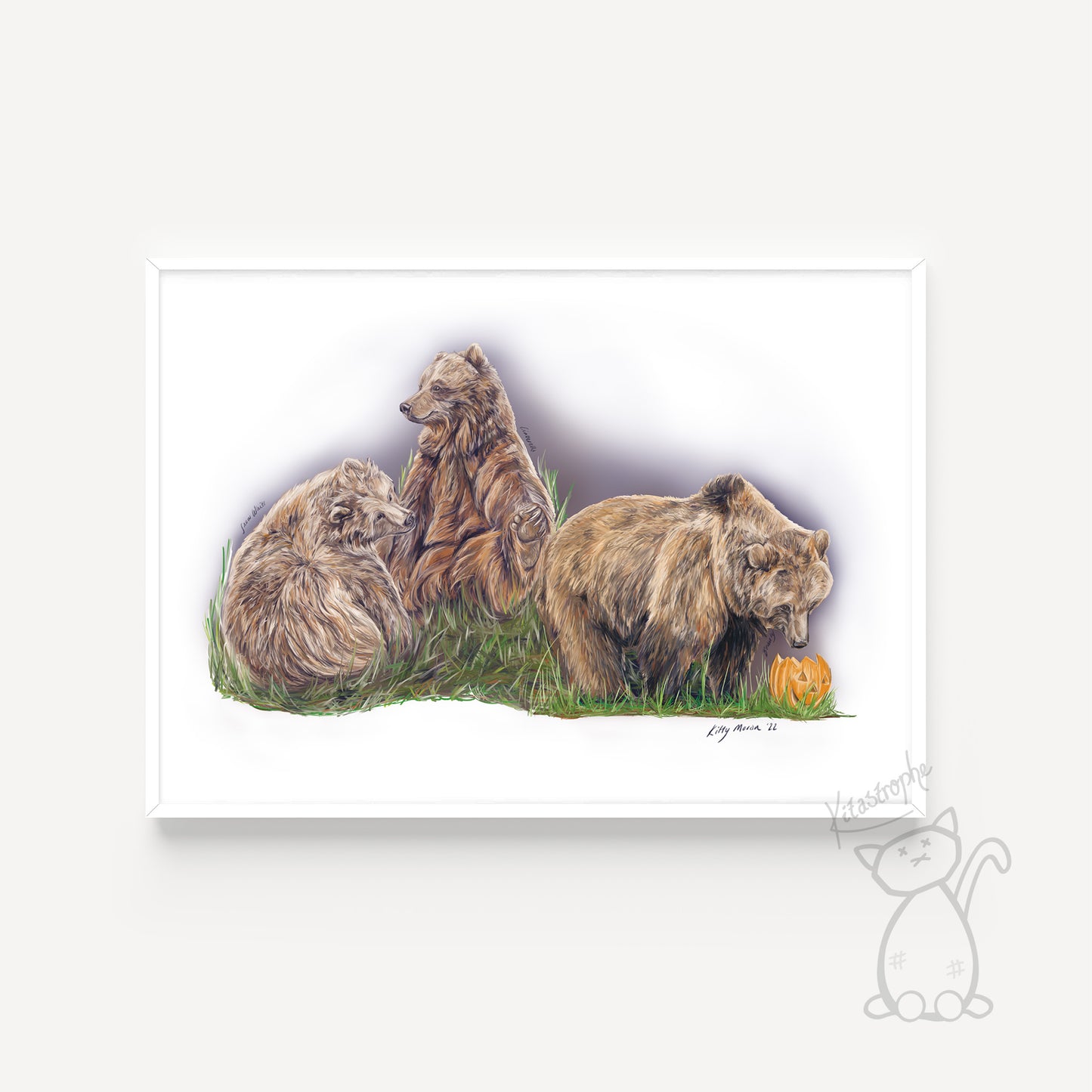 The Three Princesses ZSL Whipsnade Zoo Illustration