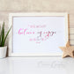 Those Who Don't Believe In Magic - Hot pink on white. Handmade foil print by ClaireyGraphy, printed by Bright Bear Designs